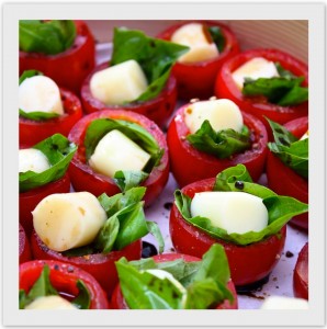 caprese bites